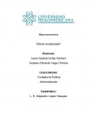 Macroeconomía “Efecto multiplicador”
