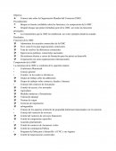 La Organización Mundial del Comercio.