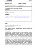 Fundamentos de calidad en la organización