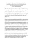 PROYECTO PARA CONCIENTIZACION DE ADOLESCENTES SOBRE DIFERENTES PROBLEMATICAS SOCIALES