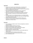 Suministo de las materias primas