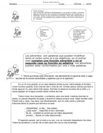 Apuntes: Adverbios y conectores. Página 1