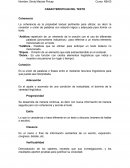 CARACTERISTICAS DEL TEXTO Coherencia