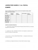 Laboratorio de quimica 1 y 2 do parcial preparatoria UANL