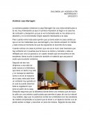 Ensayo: Casa barragan