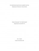 Departamento de Educación y Ciencias Sociales Trabajo del documental “Una Verdad Incómoda”