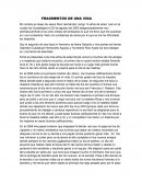 FRAGMENTOS DE UNA VIDA.
