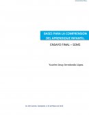 Bases para la Comprensión del Aprendizaje Infantil