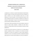 MONOGRAFIA: GLOBALIZACION E INTERNACIONALIZACION