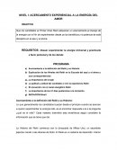 PRACTICA: ACERCAMENTO EXPERIENCIAL A LA ENERGÍA DEL AMOR