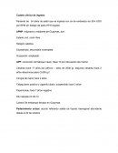 Cuadro clínico de ingreso