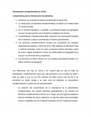 Alimentacion complementaria en china