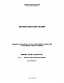 MEMORIA TÉCNICO DESCRIPTIVA PARA LA INSTALACIÓN CONTRAINCENDIOS