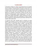Ensayo sobre La eduacación