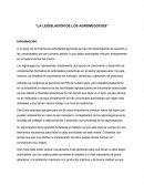 La legislación de los agronegocios