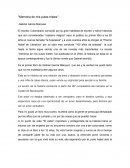 Titulo: Memoria de mis putas tristes