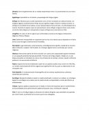 Tema: Glosario Egipcio.