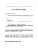 INFORME ACTIVIDAD PRÁCTICA DE ASIGNATURA INTEGRADO CLINICO CICLO INICIAL