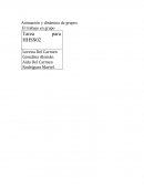 Animación y dinámica de grupos. El trabajo en grupo Tarea para HHSS02