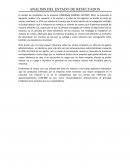 ANALISIS DEL ESTADO DE RESULTADOS