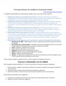 Nociones básicas de calidad en la atención dental