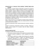 INTRODUCCIÓN AL LENGUAJE GPSS (GENERAL PURPOSE SIMULATION SYSTEM)