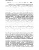 Análisis del documental: Al sur de la frontera (Oliver Stone, 2009)