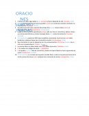 Oraciones subjuntivas y coordinantes