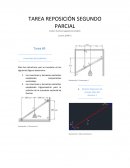 Las reacciones y tensiones existentes empleando componentes vectoriales