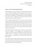 Discurso: La Farsa del Calentamiento Global