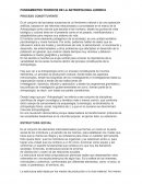 FUNDAMENTOS TEORICOS DE LA ANTROPOLOGIA JURIDICA PROCESO CONSTITUYENTE