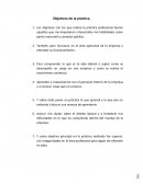 Objetivos de la práctica