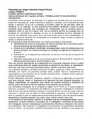 Formulación y evaluación de proyectos