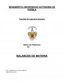 Test estadistica - Balances de Materia