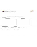 FORMATO DE PLANIFICACION 2015