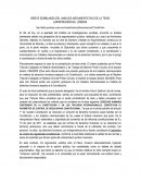 ANÁLISIS ARGUMENTATIVO DE LA TESIS JURISPRUDENCIAL: 2006224.
