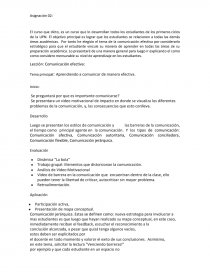 Cursos q deben desarrollarse para estudiantes de primer ciclo. Página 1