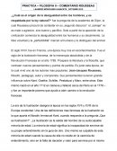 PRACTICA – FILOSOFIA II – COMENTARIO ROUSSEAU