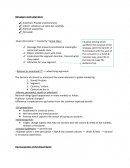 Messages main objectives