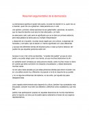 Resumen argumentativo de la democracia