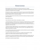 Historicismo. Bases teóricas comunes