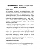 Medios Impresos, Periódico Institucional Visión Tecnológica