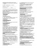 EXAMEN PARCIAL DE ASIGNATURA DE LABORATORIO CLINICO III UNIDAD – MICROBIOLOGIA CICLO VIII