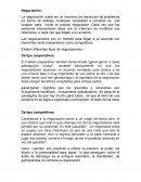 Definicion de Negociacion