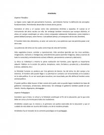 Resumen de la biografia de Aristoteles. Página 1