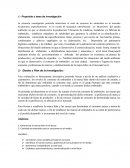 Propósito o tema de investigación