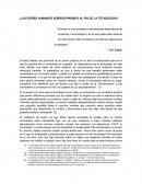 ¿Los seres humanos cobreviviremos al fin de la tecnologia?
