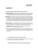 Compare los grupos de mando, tareas, intereses y amistad