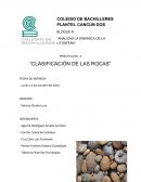Clasificación de las rocas e identificación de sus componentes