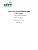 Nanotecnología: English Portafolio